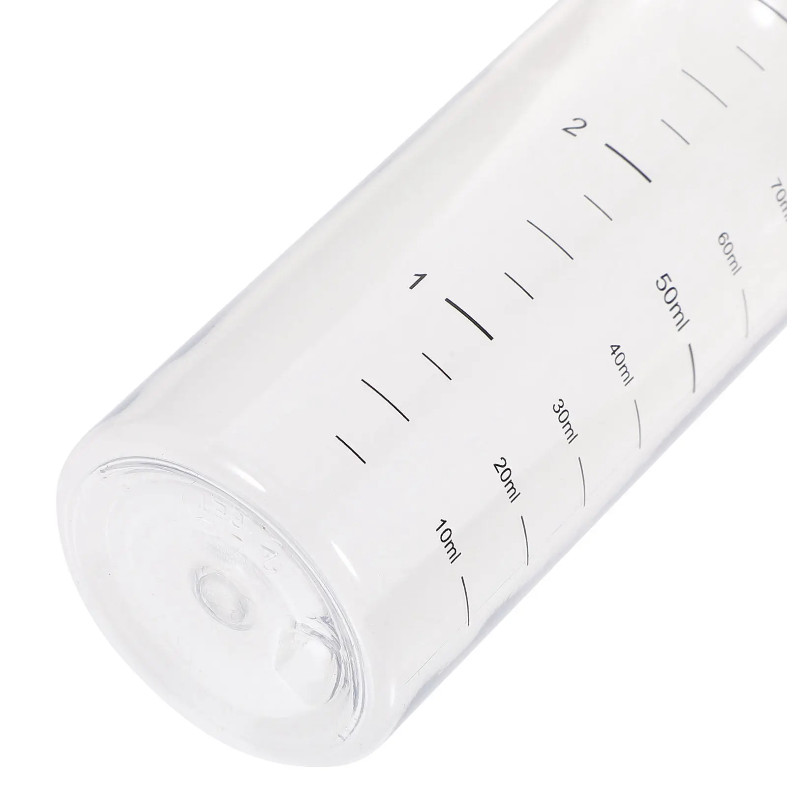 12Pcs Transparent Squeeze Bottles with Precision Scale Markings, Refillable Plastic Liquid Containers for Home & Store