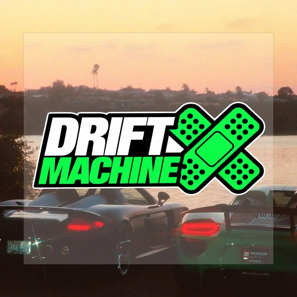 Drift Machine 16cm Creative Sticker Decals For Motorcycle Car Laptop Phone Case Helmet Travel Accessories