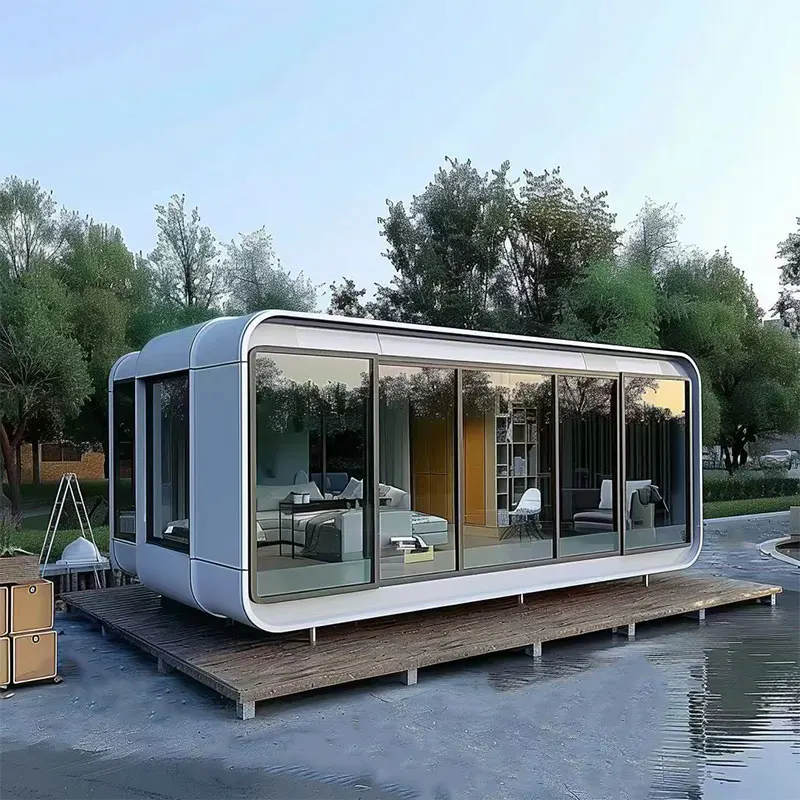 Modern Portable Mobile Bed Cabin for Hotel Space Capsule Container Home Sleep Pod Outdoor Mobile Apple Cabin for Living Room
