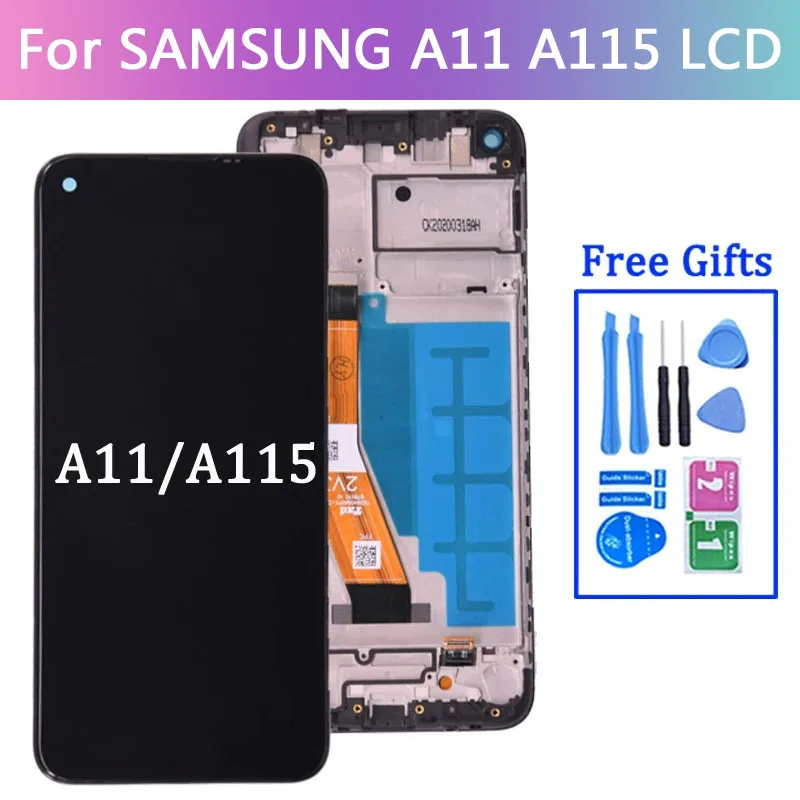 

6.4 inches For Samsung A11 A115 A115F LCD Display With Touch Screen Digitizer Assembly Replacement Repair Spare Part