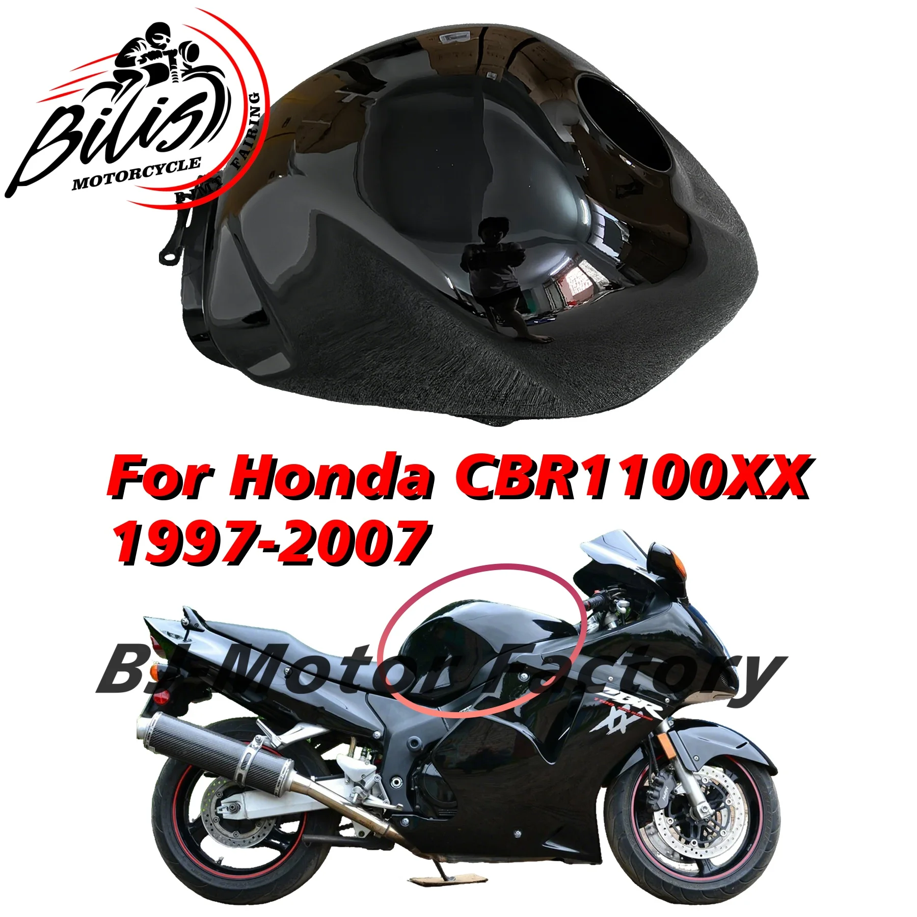 

For Honda CBR1100XX Motorcycyle Gas Tank Cover CBR1100XX 1997-2007 Oil Gas Fuel Guard Protector Fairing Accessories