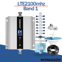 LTE 2100 Signal Booster LCD Display Mini Booster Amplifier 3G Cellular Amplifier WCDMA 2100mhz Mobile Cell Phone Signal Repeater