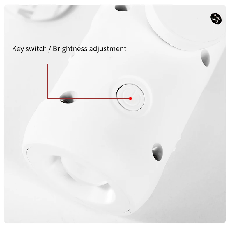 Motion Sensor 2 in 1 LED Night Light Rechargeable 3 Colors Wall Lamp Wireless Magnetic Spotlight for Bedroom Corridor and Stair