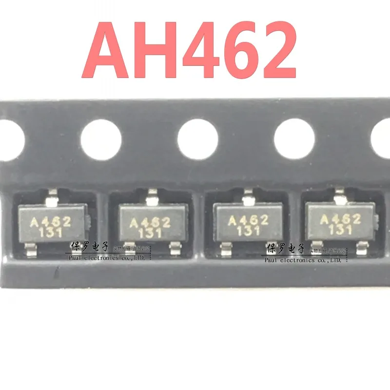 50pcs/ AH462 silk screen A462 micro power consumption all-polar Hall element 2.5-5.5V non-polar high sensitivity