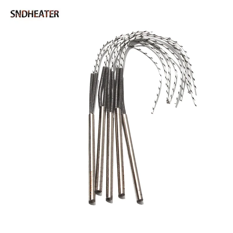 SNDHEATER 110 В 220 В 380 В 10 мм электрический картриджный нагреватель 100 мм 150 мм 200 мм промышленный стержень для выжигания пресс-форм SS316 для экструдера 5 шт.