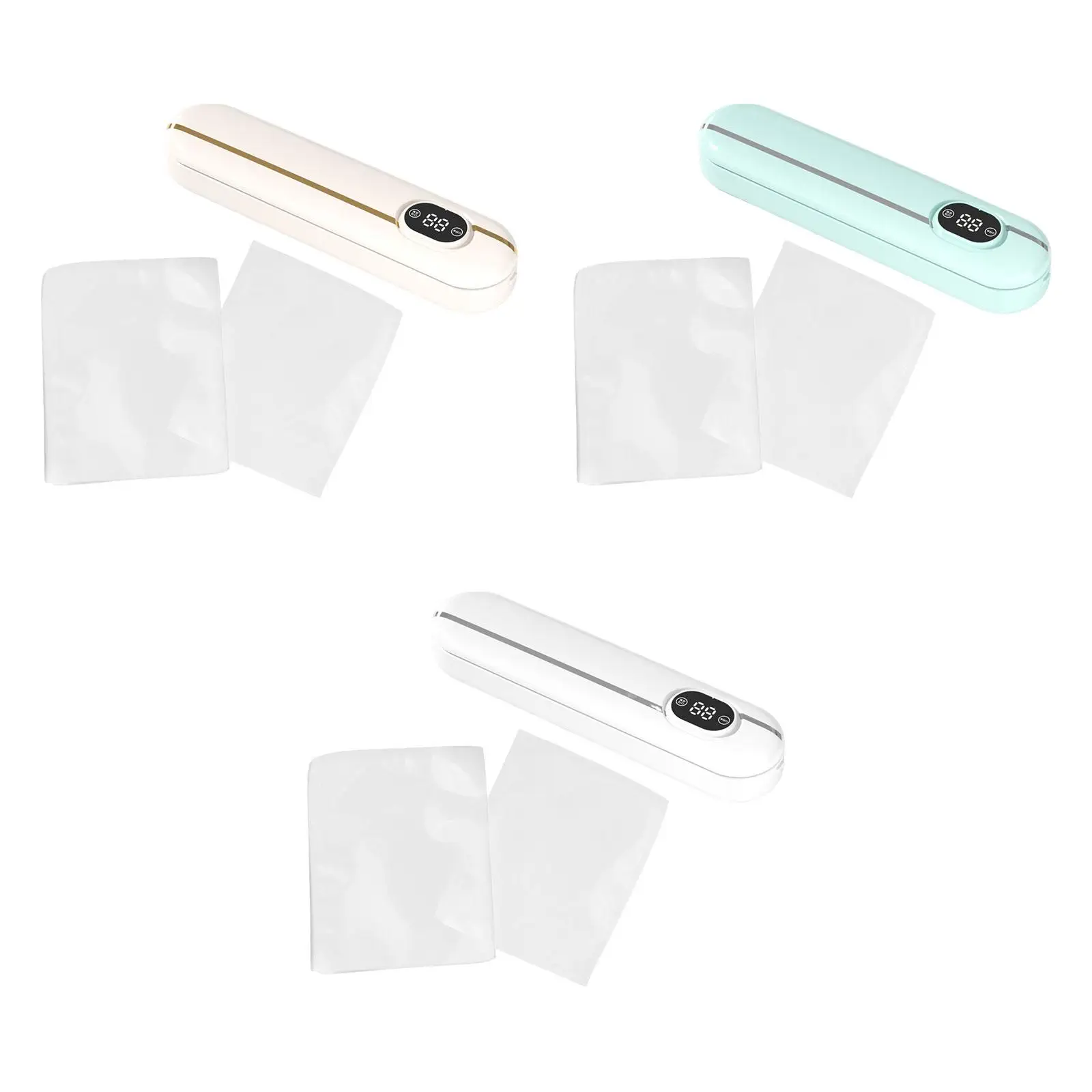 US Plug Food Packer Lightweight Household Vacuum Sealing Machine Vacuum Packer VAC Packing for Kitchen Home Vegetables Meat Nuts