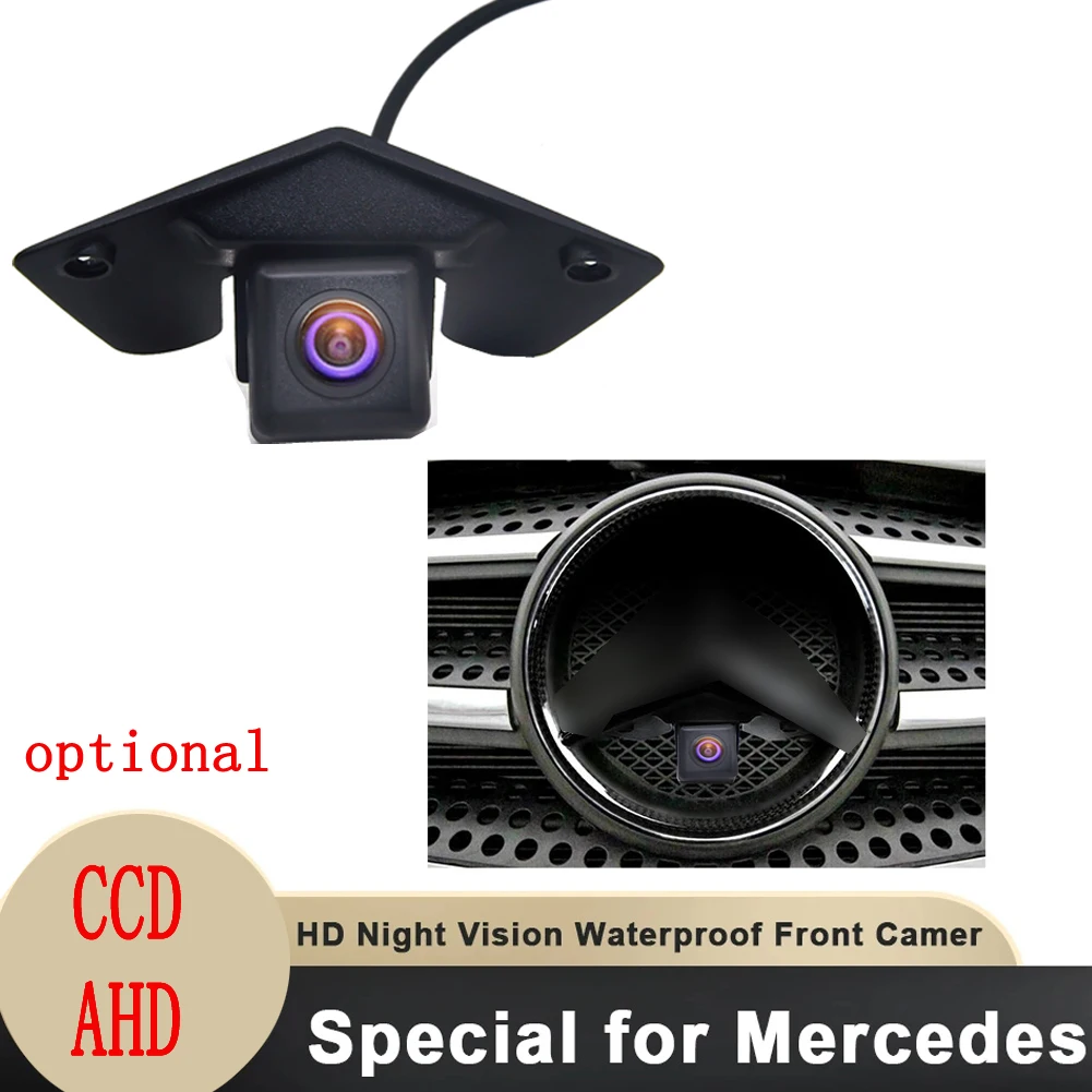 

Car front view camera Front view camera is suitable for Mercedes Vito Viano A B C E G GL SLK GLK SL Class CCD HD Night Vision