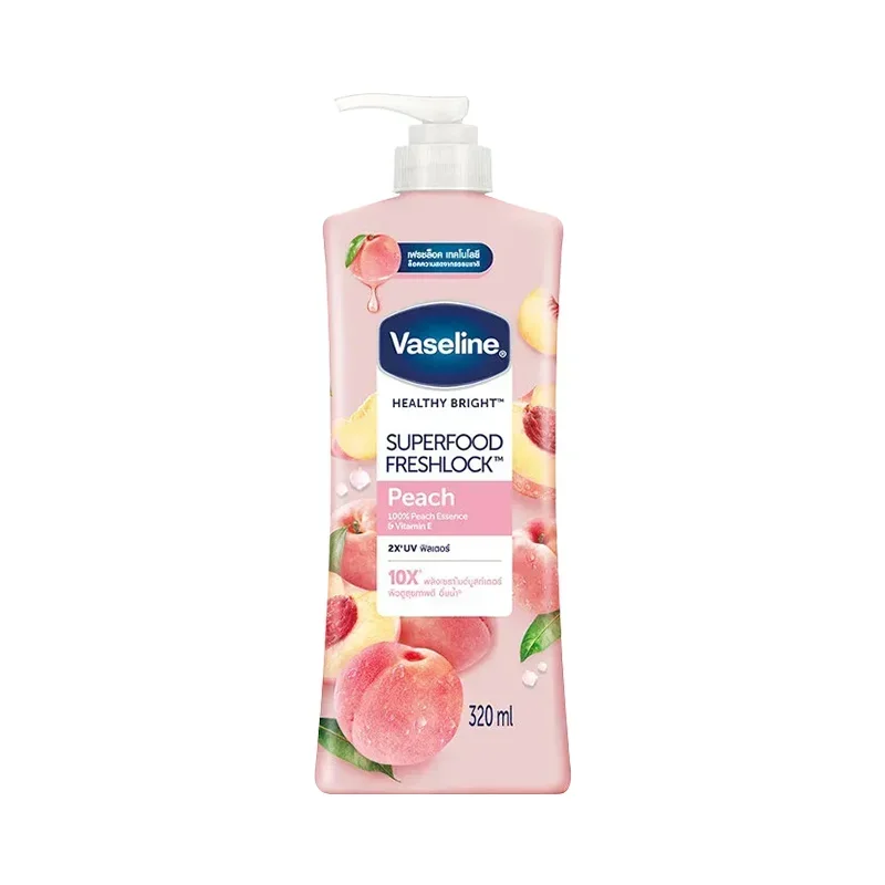 

Vaseline Body Lotion Healthy Bright SUPERFOOD Freshlock Friut VE Nourishing UV Protection Hydration Brightening Body Skin Care