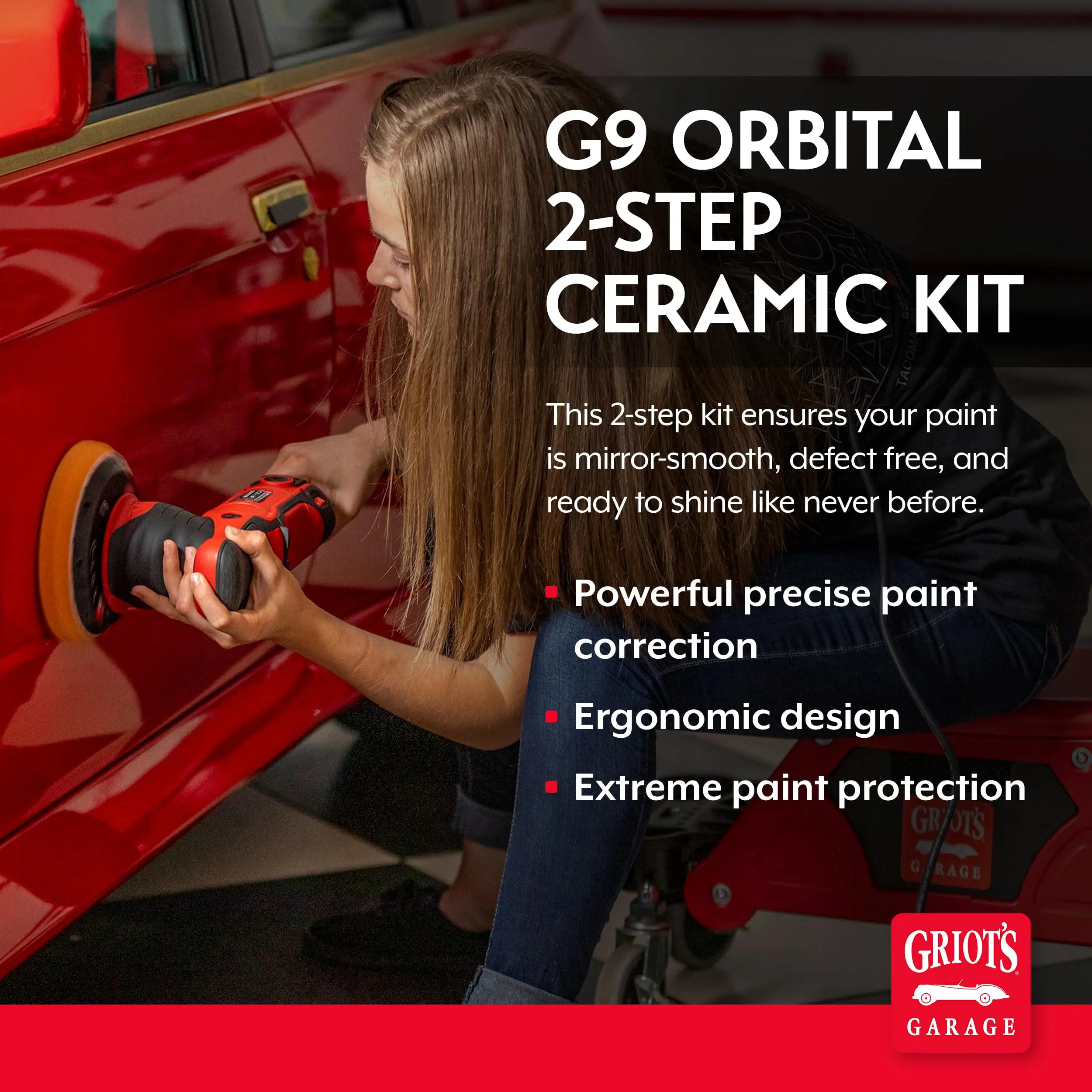 11558 G9 Orbital 2 Step Ceramic Kit for Car Polishing