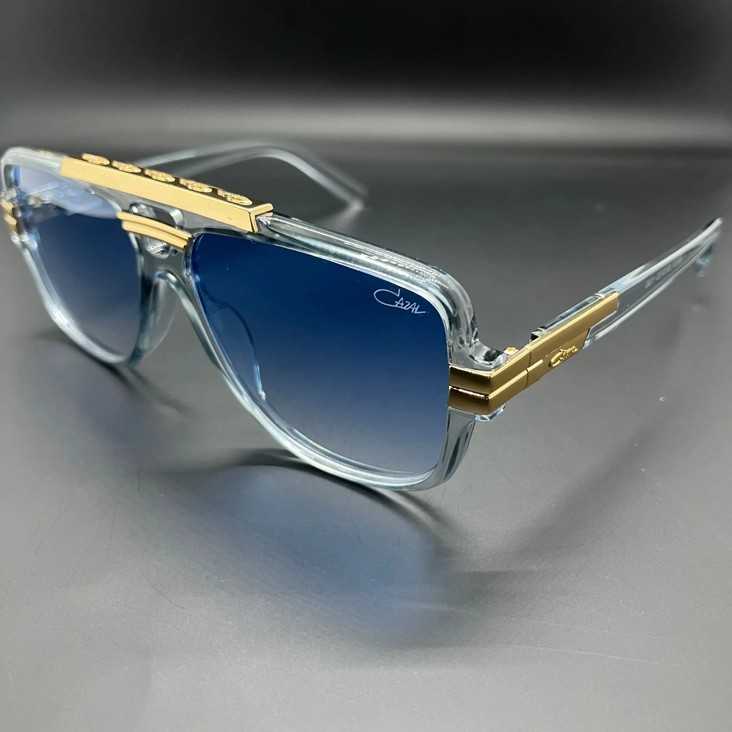 ORIGINAL MOD8037 Sunglasses Men Brand Black Square Shades UV400 Gradient Sun Glasses For Women Cool One Piece Designer