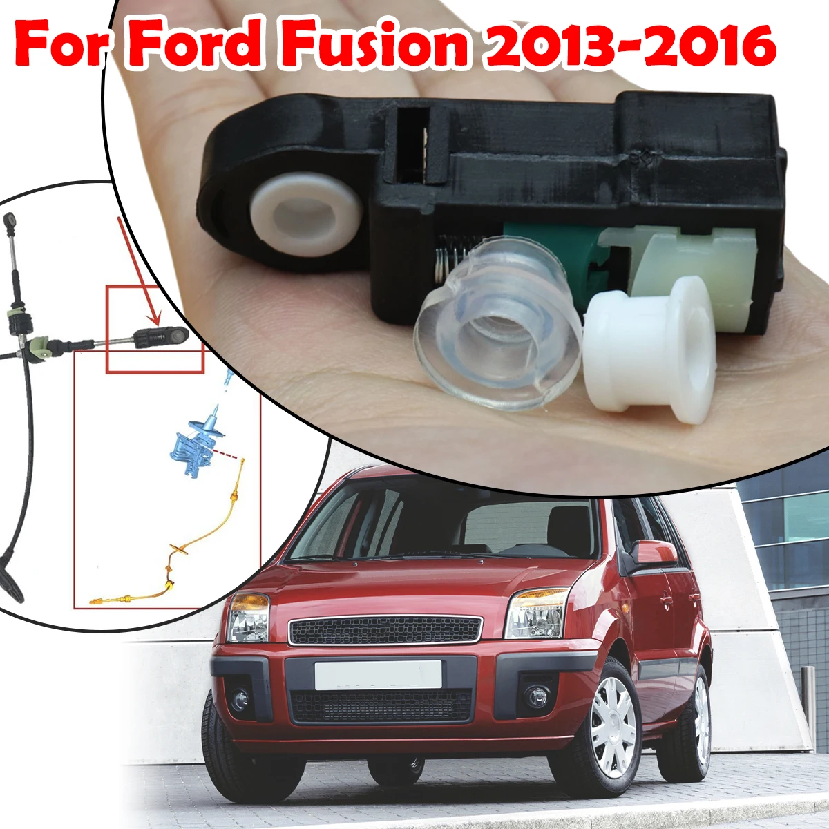 

Automatic Shifter Cable Bushing Gear End Connector Fix Sleeve Grommet Repair Kit Car Accessories For Ford Fusion 2013 2014- 2016