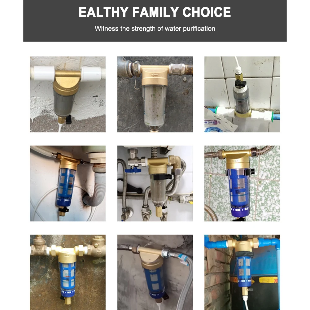فلاتر تنقية أمامية للصنابير ، سخان مياه من الفولاذ المقاوم للصدأ ، أداة أجهزة ما قبل الفلتر ، إكسسوارات منزلية ، لوازم صنبور المطبخ