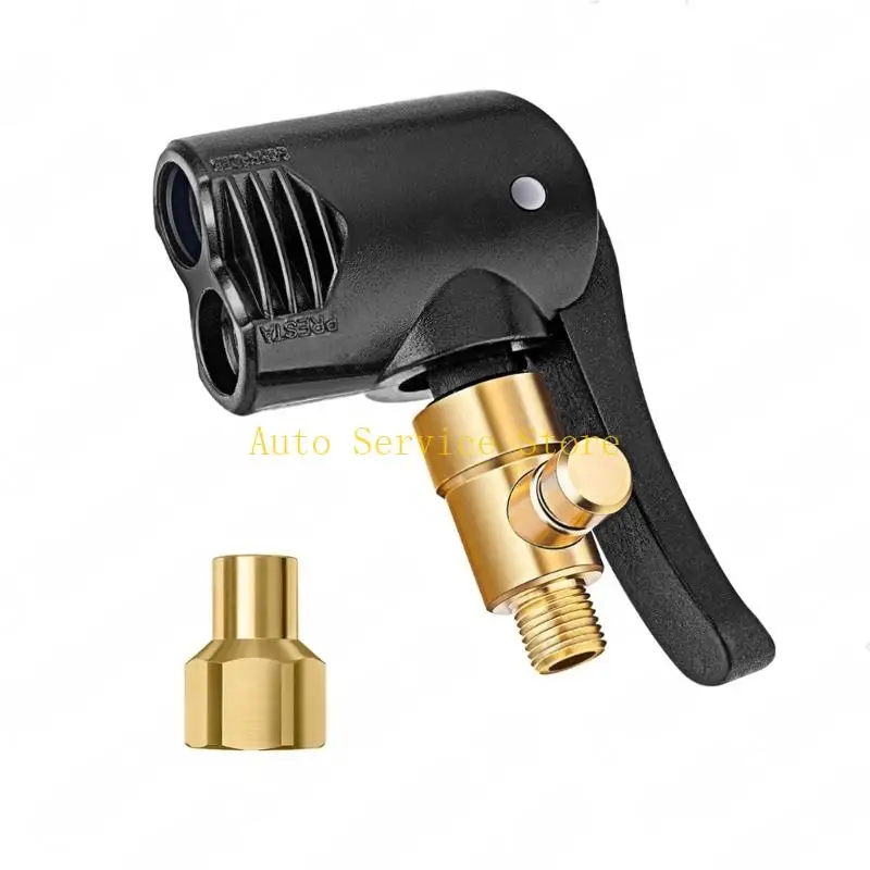 462A Lock on Tire Chuck Heavy Duty Self-Locking Air Chuck 1/4Npt for Tire Inflator Gauges Compressor Accessories Leak Proof