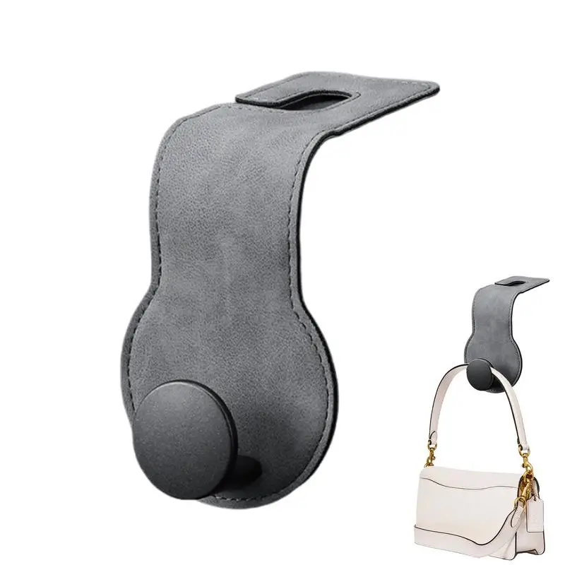 Car Seat Hooks For Headrest Reusable Car Bag Hooks Headrest Purse Hooks Soft Storage Organizer For Clothes Carry Bags Umbrellas