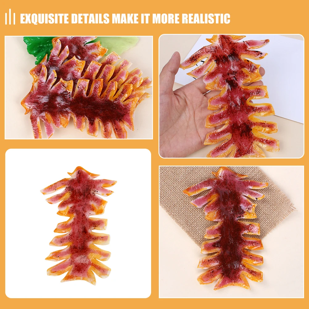 

Simulation Squid Fake Food Lifelike BBQ Model Prop for Display Seafood Restaurant Home Educational Toy pretend play food seafood