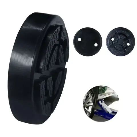 범용 전문 고무 잭 패드 리프트 라운드/스퀘어 암 패드 직경 120mm 자동차 견인 포스트 자동차 리프트 잭 트럭