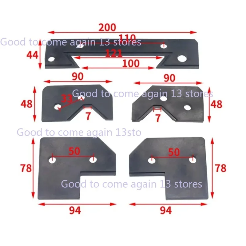 

1SET New Saddle Knee Wiper Plate CY6140/CY6150/CS6250 CNC Scrapping Plate Of Lathe Guide