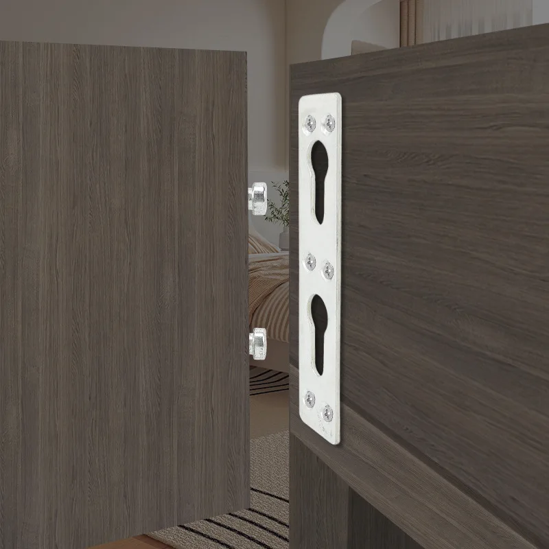 

Bed Hinge Connector Invisible Bed Hanging Buckle Hook Hanger Hardware Accessories Furniture Fitting Connectors Fasteners