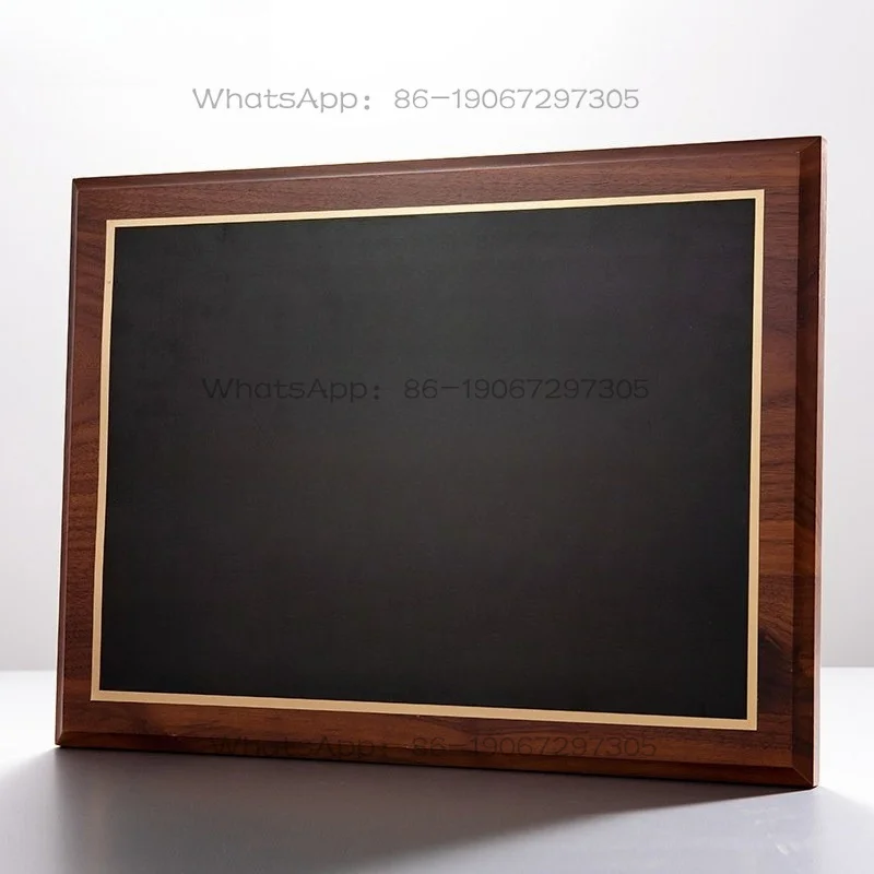 Walnut Solid Wood Titanium UV Medal Bronze Medal
