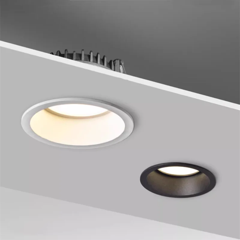 

Dimmable recessed anti-glare LED downlight AC85~265V ceiling light spot light Indoor lighting background light