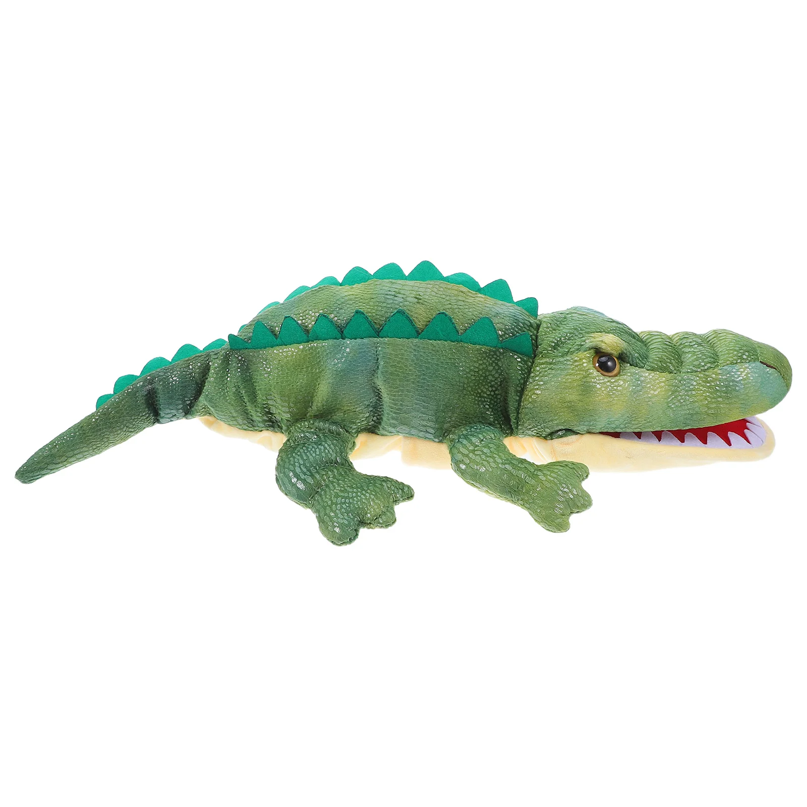 Große Alligator-Handpuppe, beweglicher Mund, interaktives pädagogisches Geschichtenerzählen, Rollenspiel, Tierhandschuh, Tier-Handpuppen für Kinder