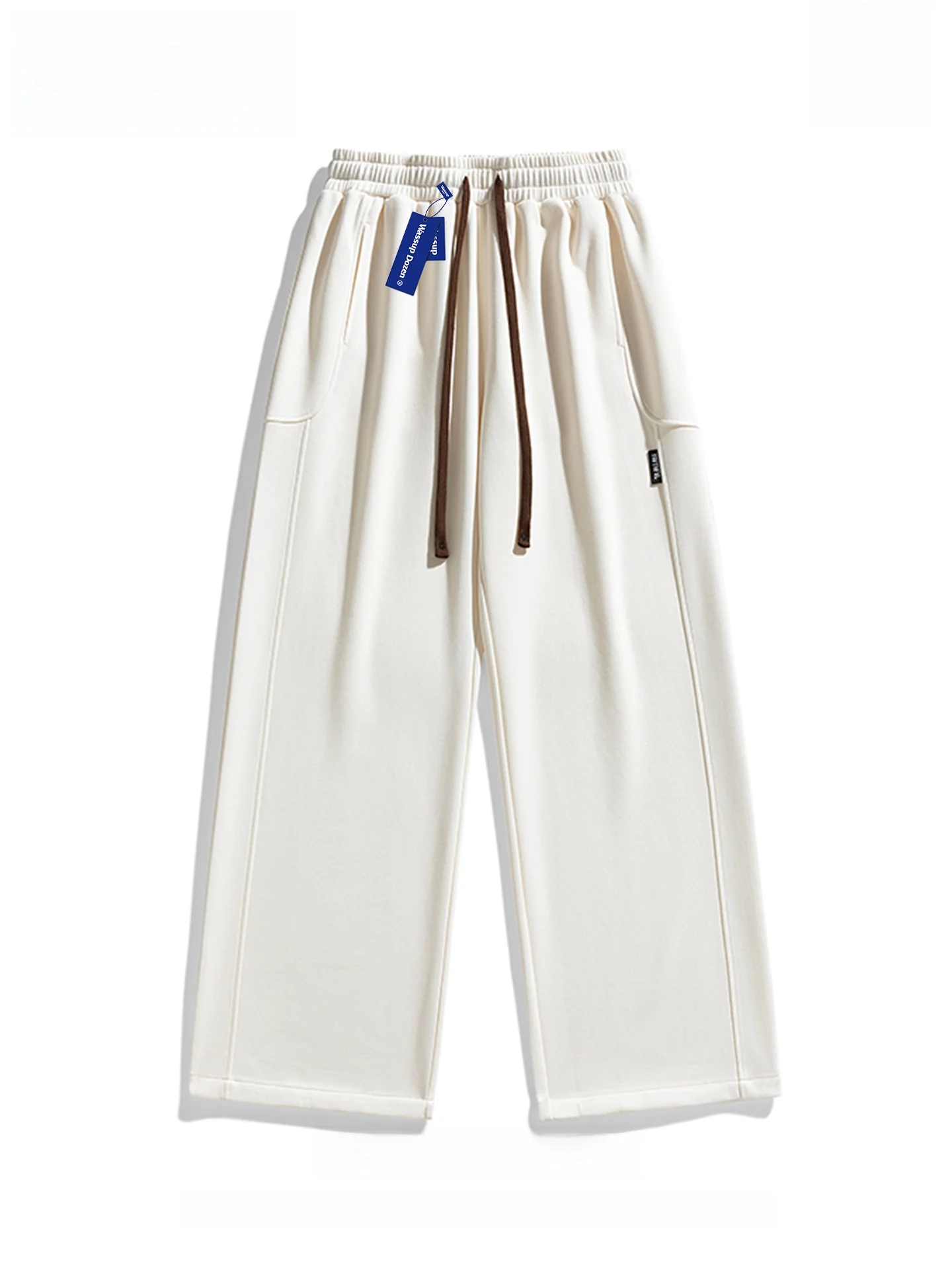 

Cleanfit Loose Straight Leg Men's Casual Pants Korean Sle Trendy Comfortable Long Trousers Versatile Loose Fit Straight Cut