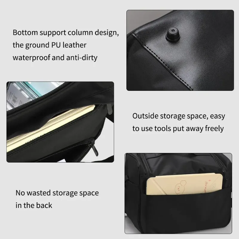 Salon hair bag for hairstylists, multifunctional shoulder strap cosmetic beauty hair bag, convenient to carry