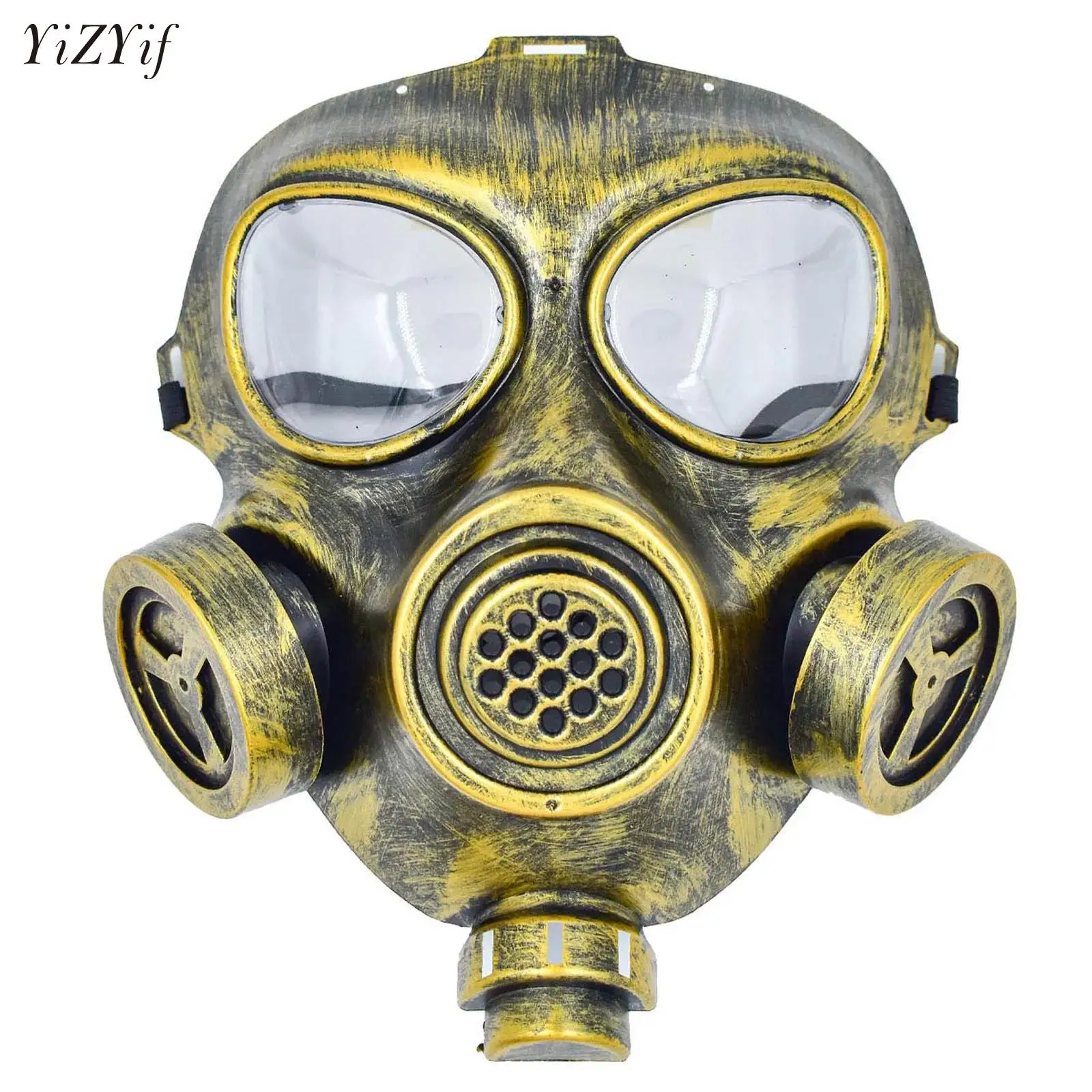 

Steampunk-Style Anti-Fog Masks with Goggles Gas Masks for Men Women Halloween Role-playing Accessorie Dark Gothic Demon Gas Mask