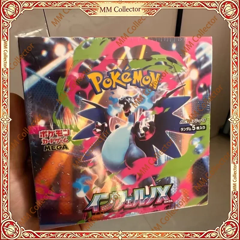 

Genuine Original Pokemon PTCG Japanese Version M2 Mega Booster Pack Scarlet Violet Trading Anime Collectible Cards Toy Game Gift