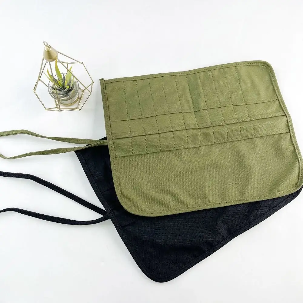 

Сумка для хранения кистей для рисования на 22 слота, портативная, большой емкости, для акварельных ручек, прочная, скручивающаяся, в виде рулонной сумки