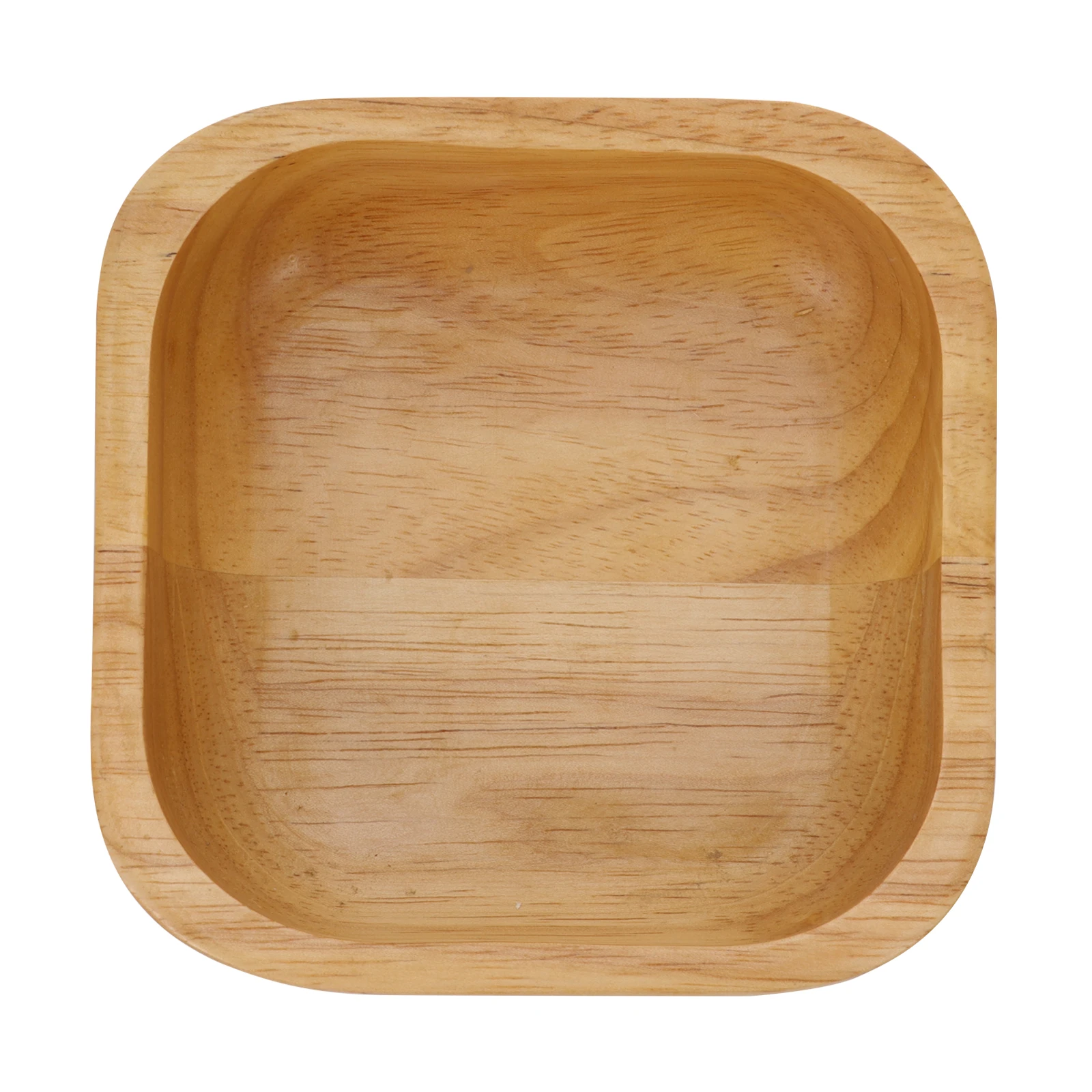 

Wooden Snack Bowl Fruit Dish Serving Square Vintage Salad Bowls Food Container Safe Wooden Rice Kitchen