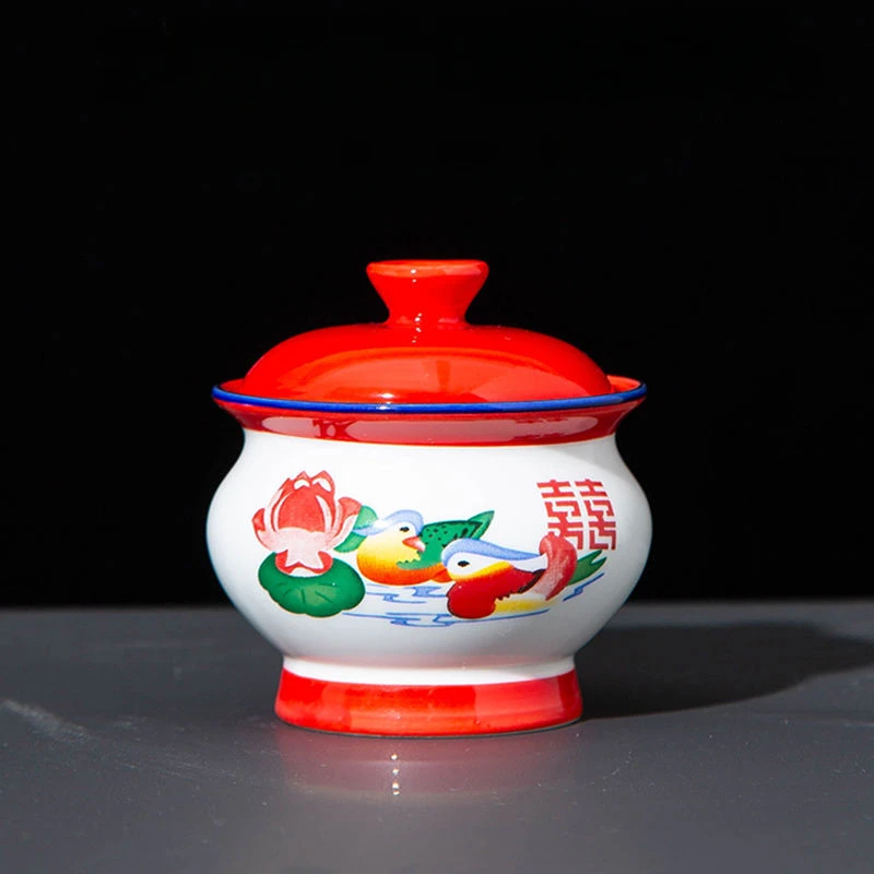 Spittoon Cover Bowl Ceramic Kung Fu Teaware Teacup Household Tea Ceremony Accessories Creative Personalized Tea Bowl with Cover