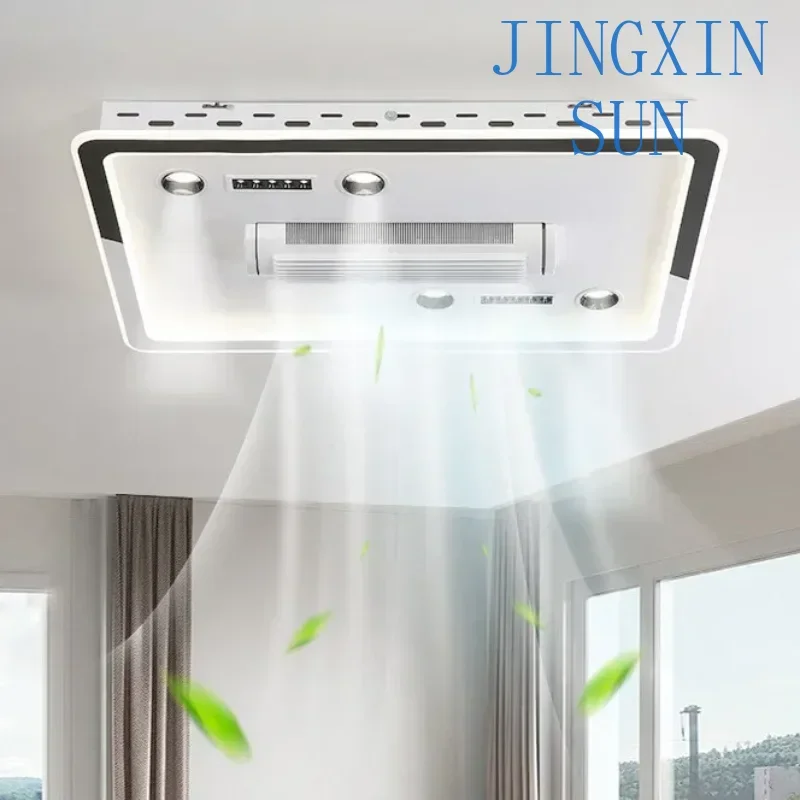 SENKAI Imodernll for Ceiling Fan Bladeless LED Light White Bedroom Plastic 15 97 Modern 80 Remote Control 6 Speeds 30000 RPM