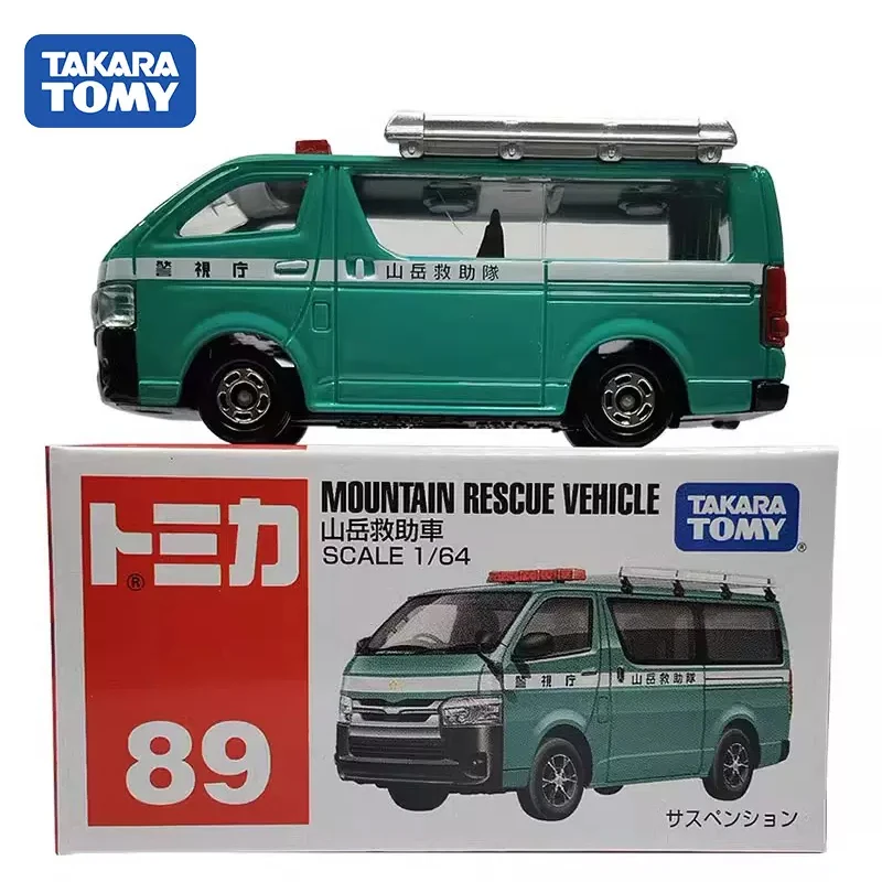 Original Takara Tomy Tomica Car Mountain Rescue Vehicle Scale 1/64 Diecast Toy for Boy Voiture Metal Model Juguete Birthday Gift