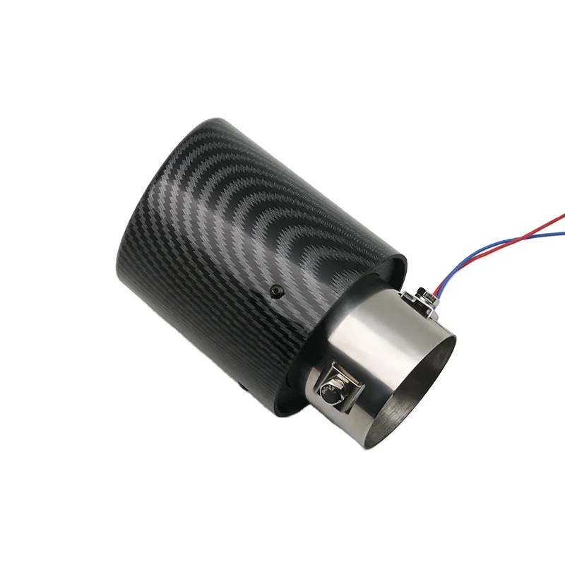 Factory Customized Car Exhaust Tip Carbon Fiber Tailpipe Muffler Multicolor Stainless Steel End Tips