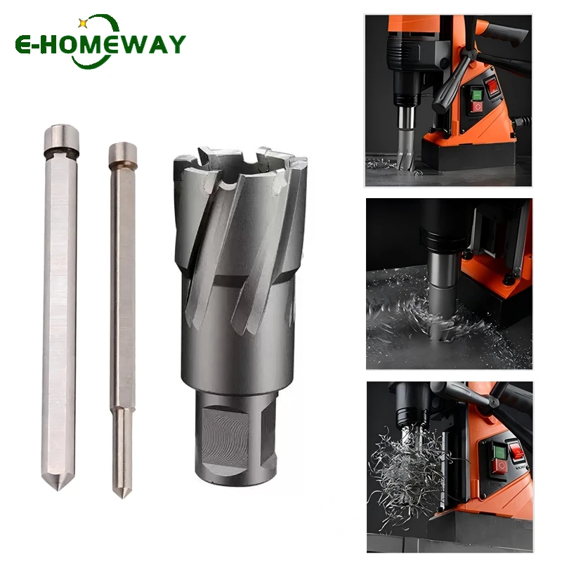 

Dia. 12-65mm Depth 50mm TCT Carbide Annular Cutter Weldon Shank Magnetic Core Drill Bits Stainless Steel Metal Cutting Hole Saw