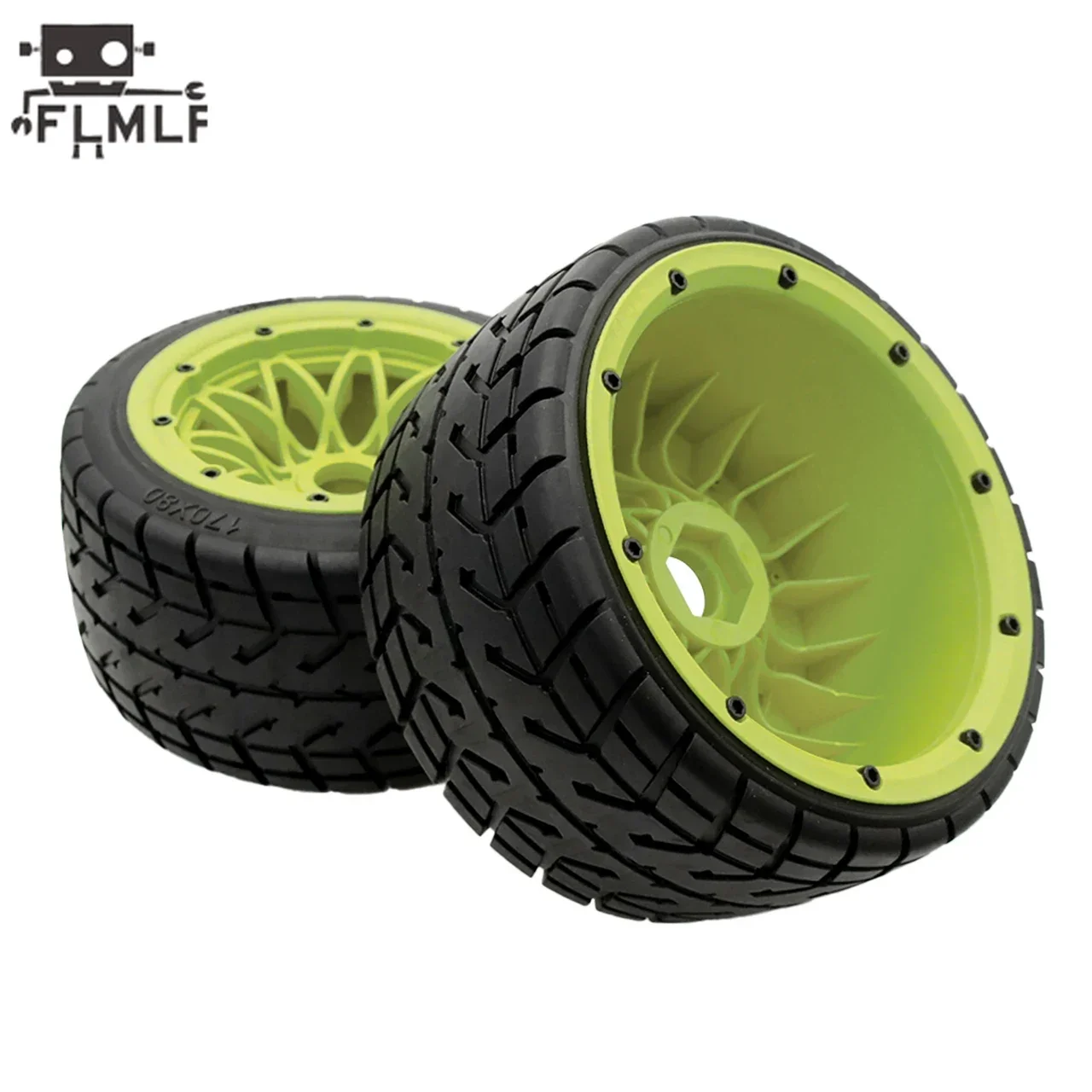 Pneumatico anteriore o posteriore o mozzo ruota in nylon o anello Beadlock 2 pezzi per 1/5 Hpi Rovan Kingmotor Rofun Baja 5B SS