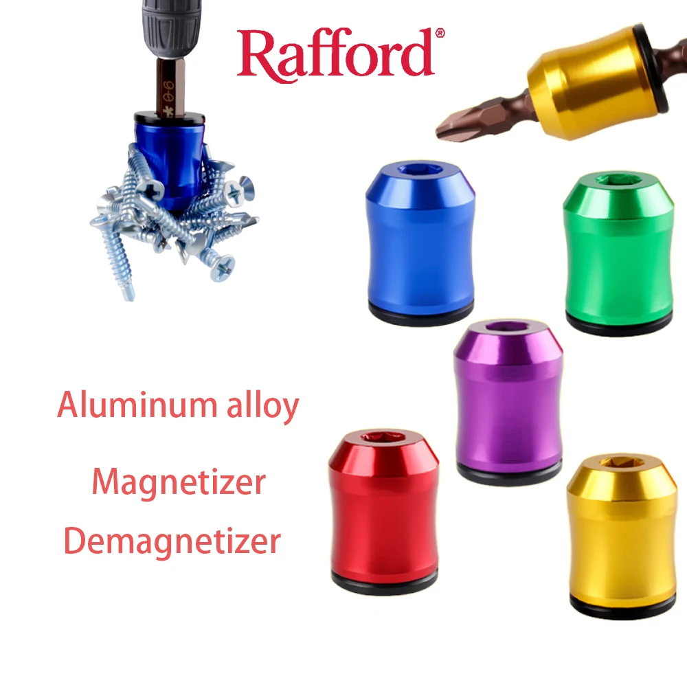 Rafford Magnetic Ring Alloy Screwdriver Bit Anti-corrosion Strong Magnetizer Removable Part Adapter Screw Driver Power Tool