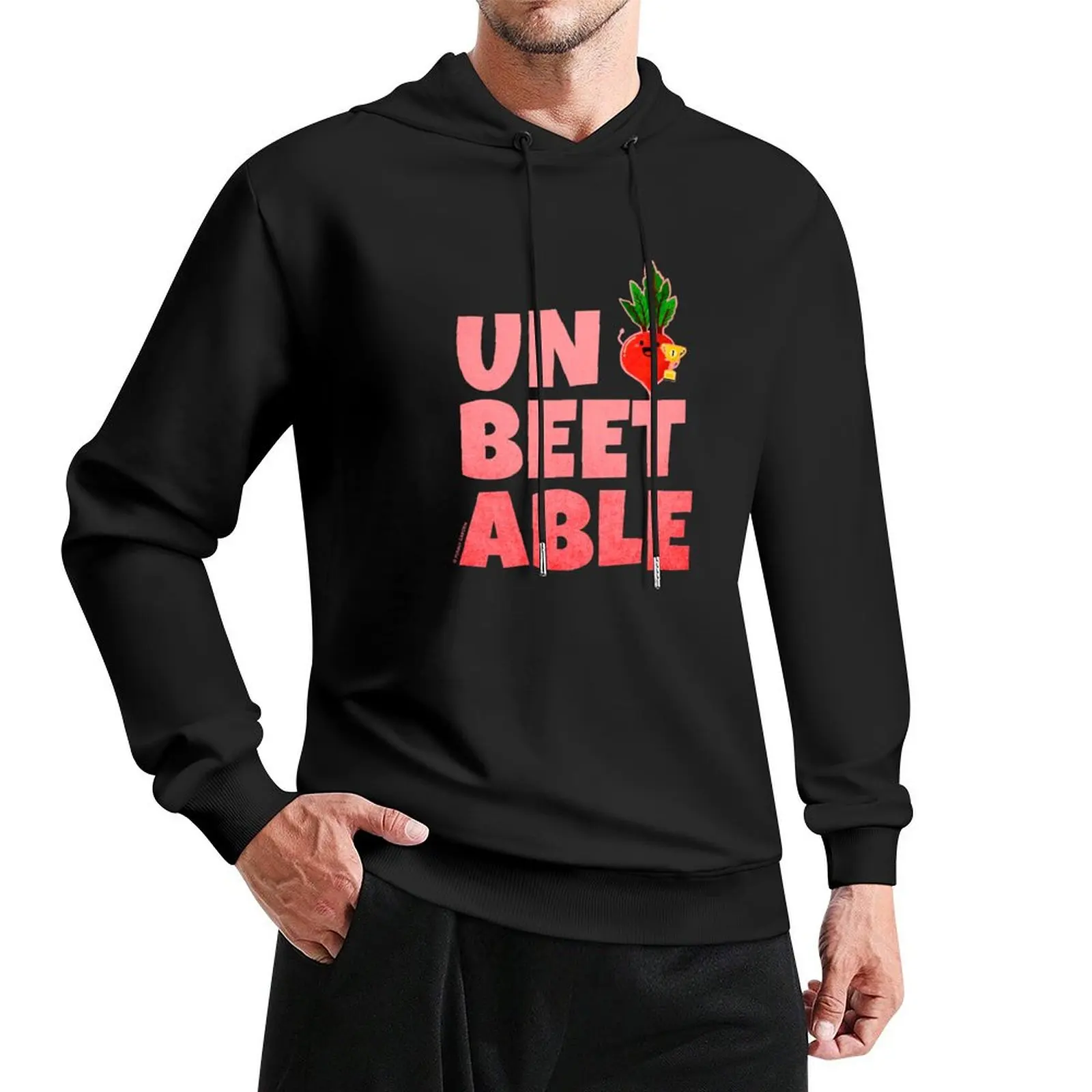 

Unbeetable - пуловер с капюшоном Punny Garden, модная мужская осенняя одежда, мужская одежда, осенняя толстовка с капюшоном