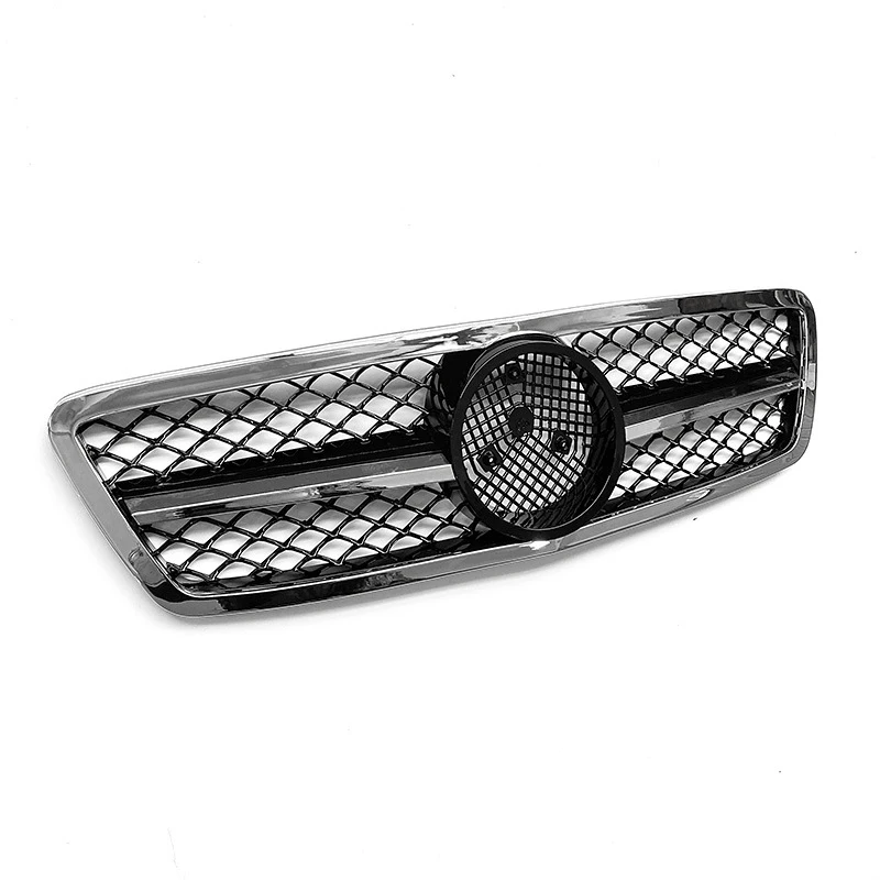 Front Bumper Grille Hood Tuning Racing Grill For Mercedes-Benz C-Class W203 C200 C240 C280 C320 2001-2007 ABS Grills
