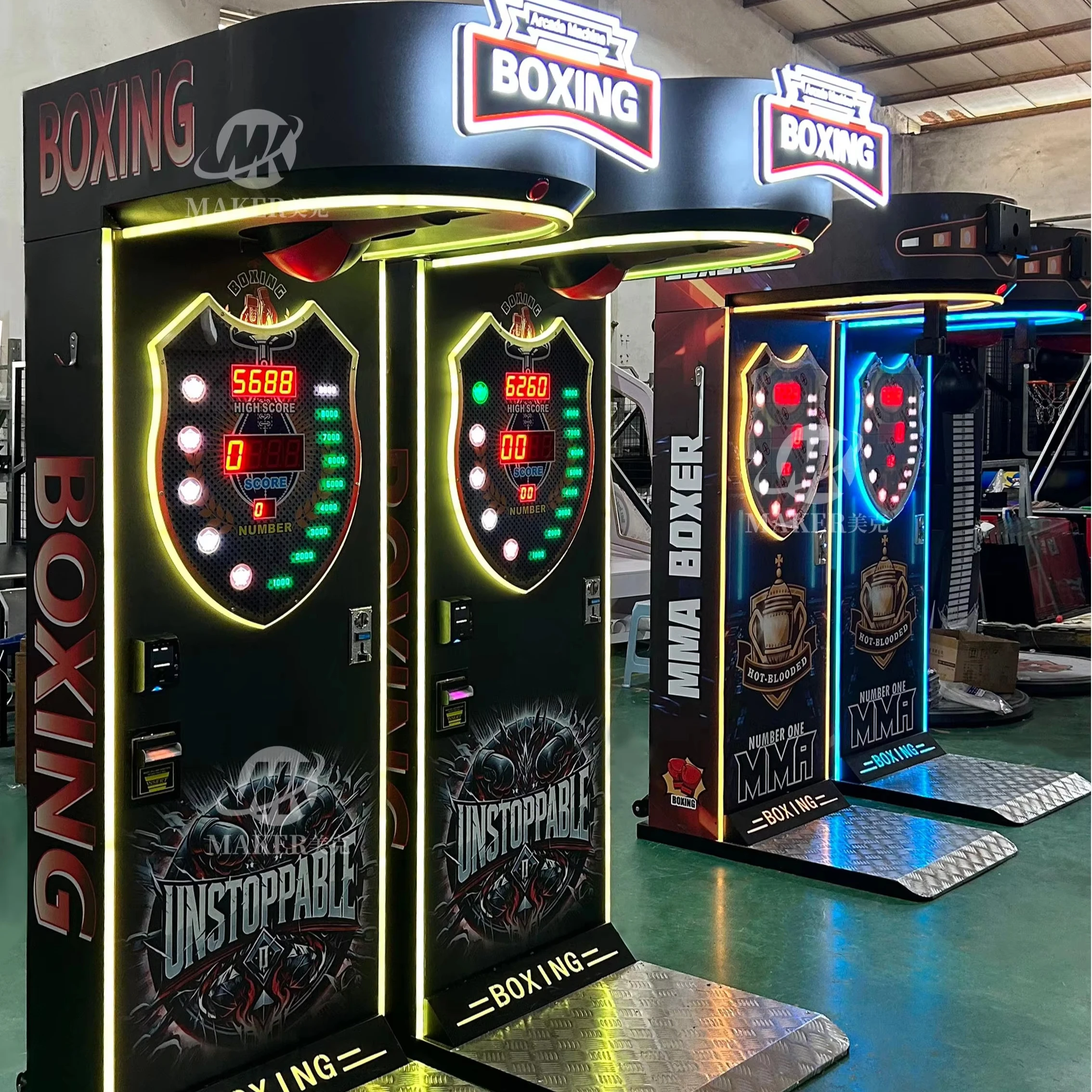 Arcade Machine Profit - Fabrik-Großhandel Boxmaschine Arcade-Schlagkraft-Testgerät zum Verkauf Hochprofitables