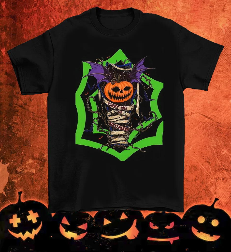 

Every Day Is Halloween Pumpkin Unisex Cotton Classic T-shirt All Sizes MC206