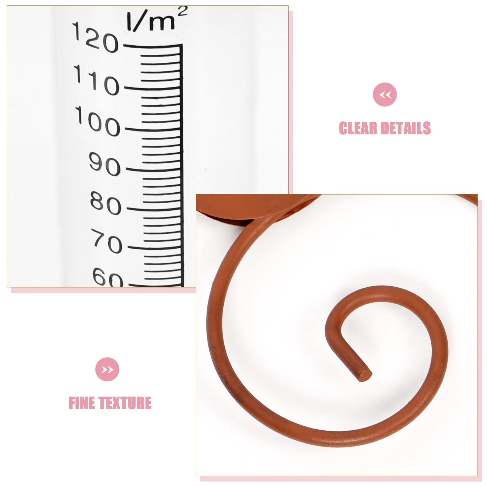 

Creative Vintage Style Rain Gauge Outdoor Garden Lawn Rain Measuring Tool For Yard Patio Precision Rainfall Measurement