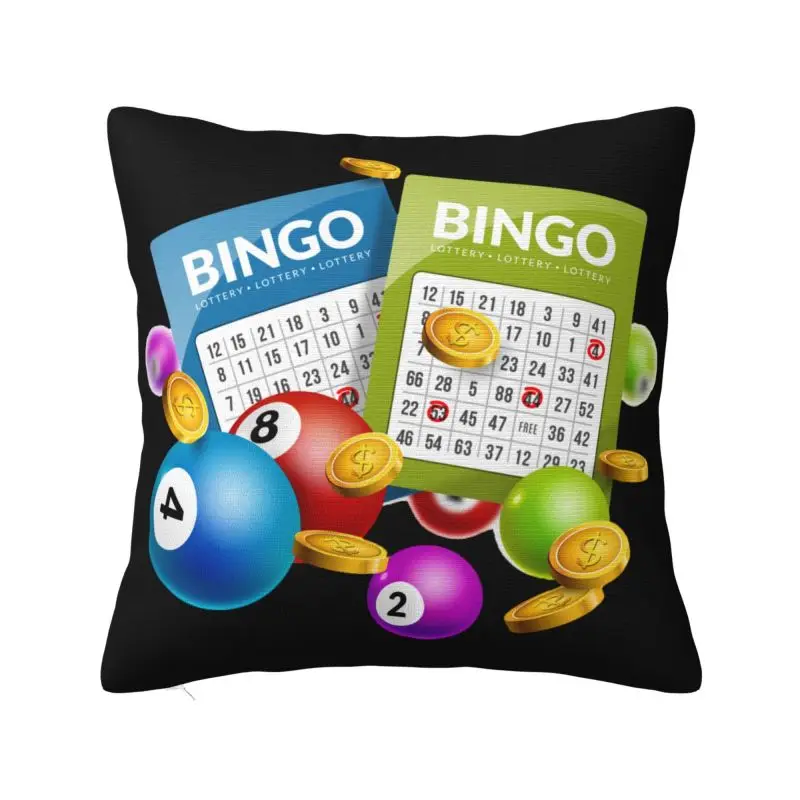 Hot Game Bingo Luxury Pillow Cover Decoracion Salon Case Car Cushion