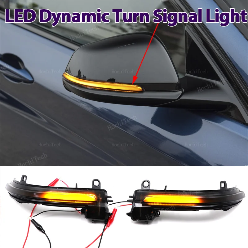 

Dynamic Blinker Turn Signal Light Side Mirror Indicator LED Flashing Light for BMW X1 F48 F49 X2 F39 F40 F45 F46