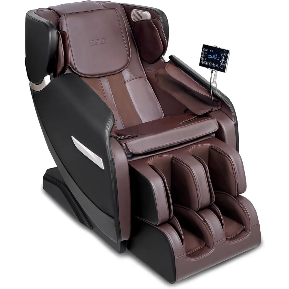 

Massage Chair - Full Body Zero Gravity Recliner with Multi Auto Modes, 3D Shiatsu, Heating, Bluetooth Speaker, Airbag,