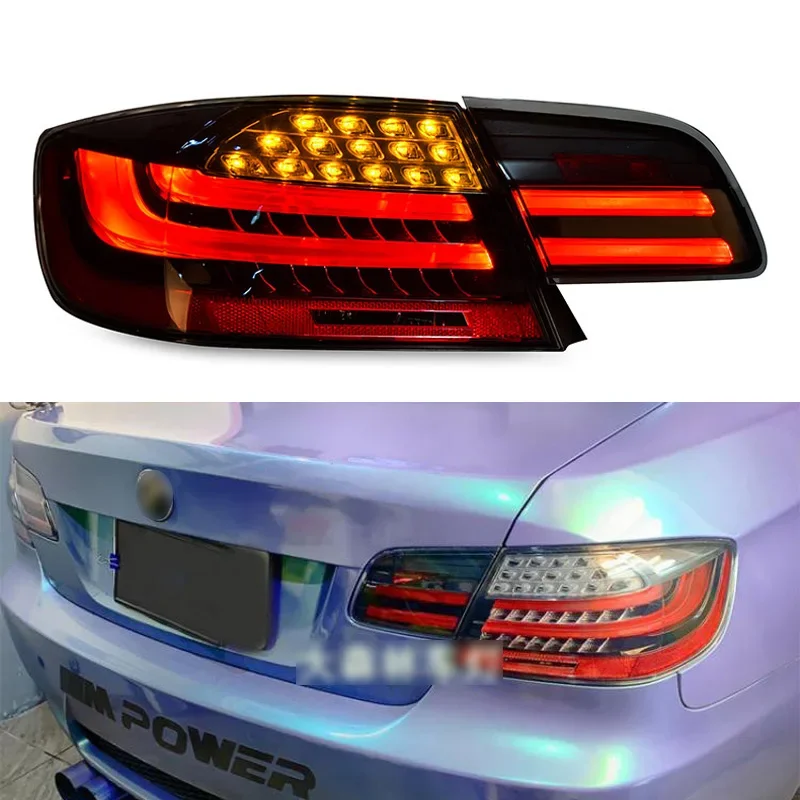 Car LED 12V Taillight For BMW M3 E92 2008-2011 2012 2013 Rear Running Lamp Brake Reverse Turn Signal Waterproof Car Accessories