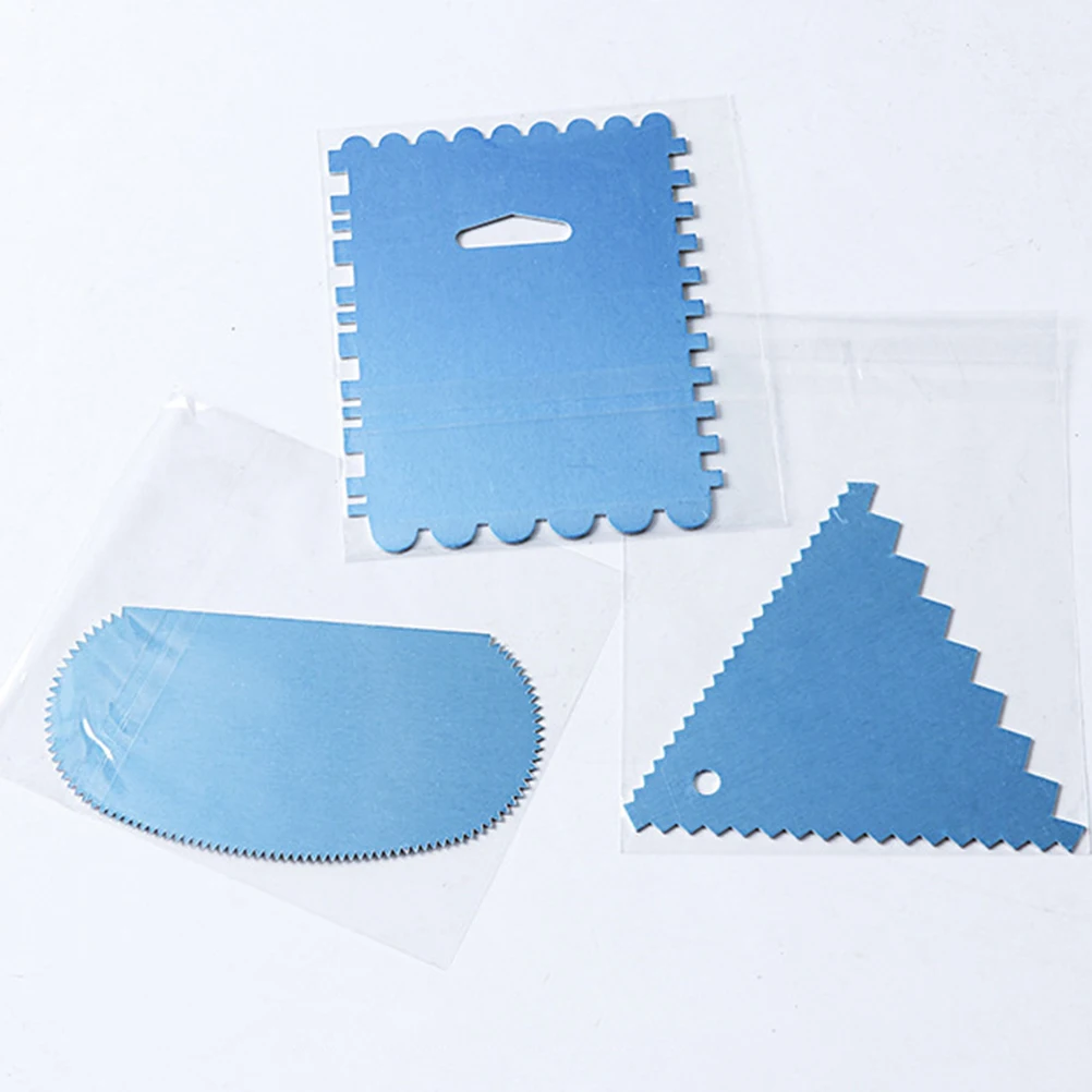 

4pcs Cake Scraper Set Baking Supplies Kitchen Gadget For Cake Making Scrapers Baking Tools Bakeware Accessories