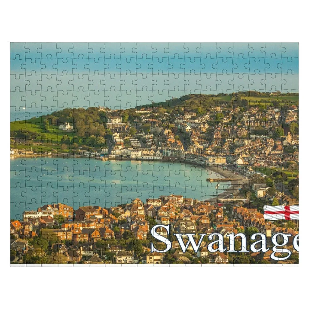 Swanage, England Jigsaw Puzzle Personalized Gift Ideas Wood Photo Personalized Personalised Toys Personalised Puzzle