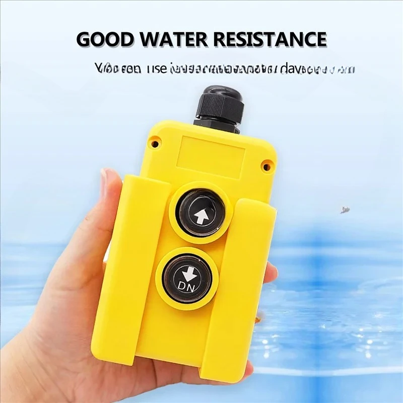 AT59 Dump Trailer Remote Control Switch 12V DC Up Down Control Switch Hydraulic Pump Power Acting Lift Unloading Truck